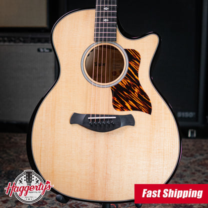 Taylor Next Generation Builder's Edition 514ce Grand Auditorium Acoustic/Electric Guitar - Natural with Hardshell Case