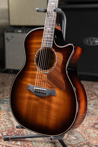 Taylor Next Generation Builder's Edition 814ce Grand Auditorium Acoustic/Electric Guitar - Redwood/Honduran Rosewood with Hardshell Case