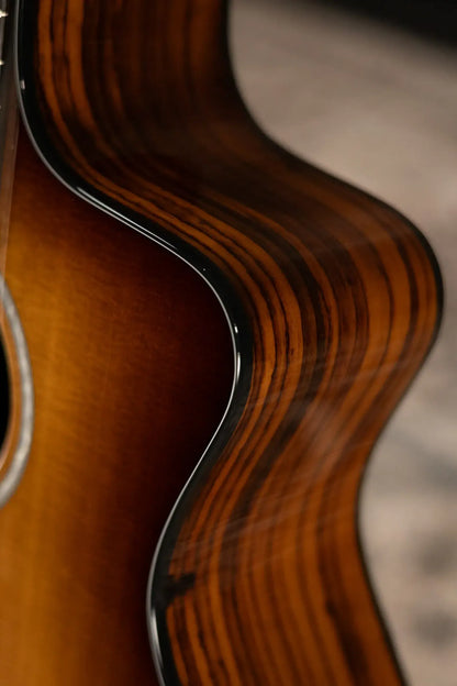Taylor Sunset Blvd 214ce-N Plus Nylon Grand Auditorium Acoustic/Electric Guitar - Shaded Edge Burst with Aerocase - Factory Used
