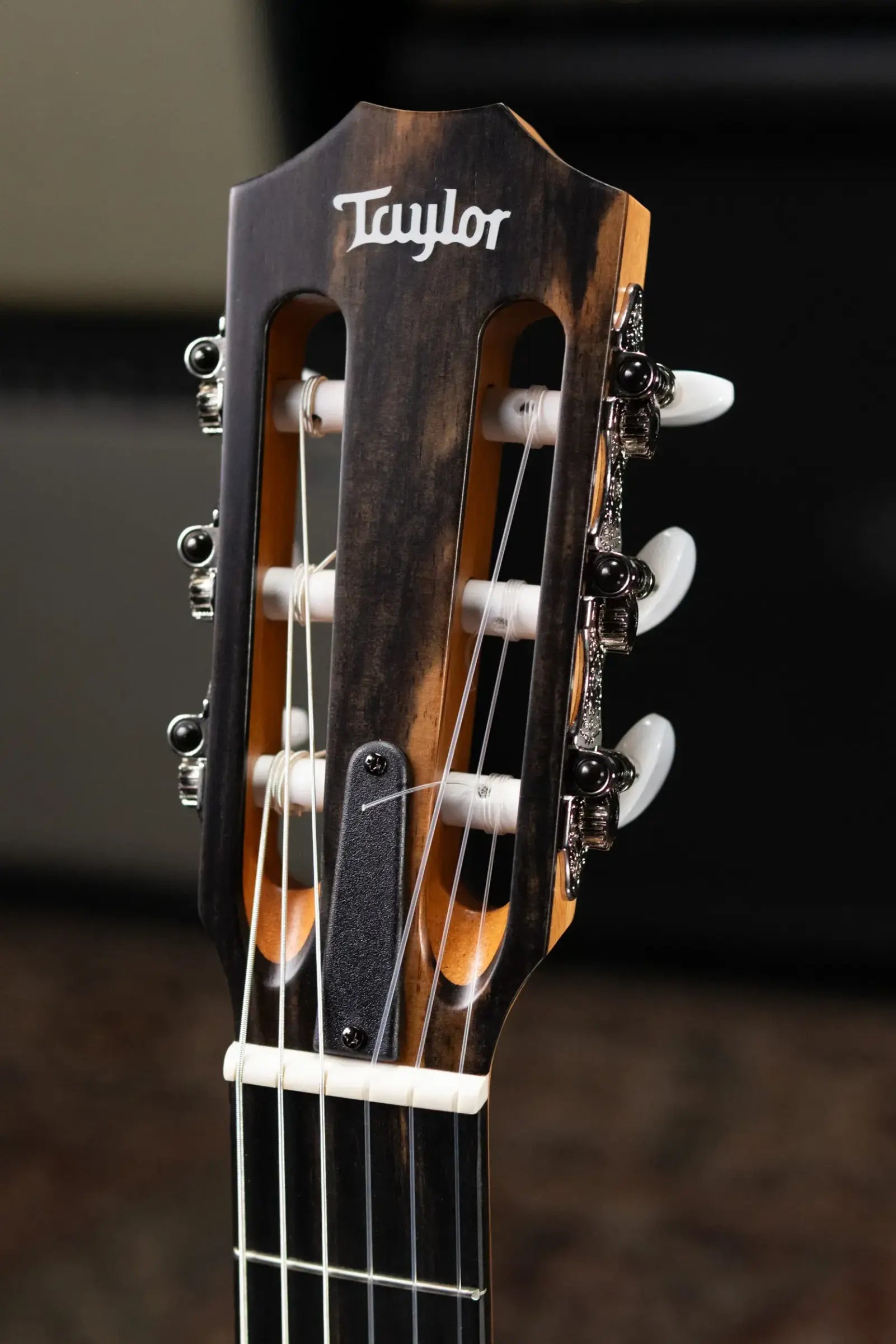 Taylor Sunset Blvd 214ce-N Plus Nylon Grand Auditorium Acoustic/Electric Guitar - Shaded Edge Burst with Aerocase - Factory Used