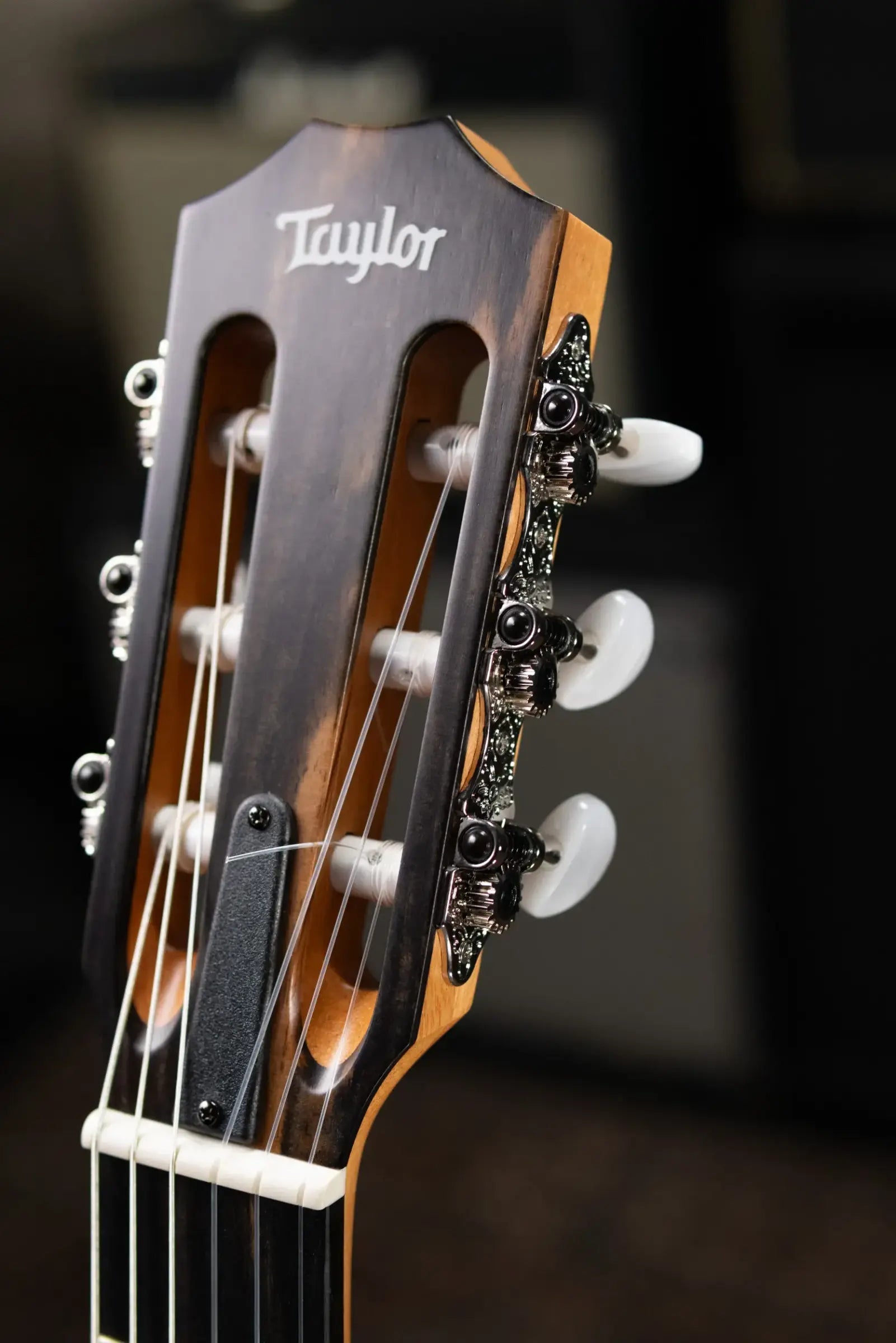 Taylor Sunset Blvd 214ce-N Plus Nylon Grand Auditorium Acoustic/Electric Guitar - Shaded Edge Burst with Aerocase - Factory Used