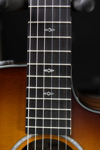 Taylor Sunset Blvd 214ce-N Plus Nylon Grand Auditorium Acoustic/Electric Guitar - Shaded Edge Burst with Aerocase - Factory Used