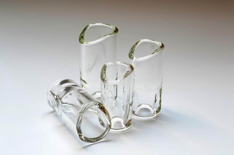 The Rock Slide Moulded Glass Guitar Slide Large Clear