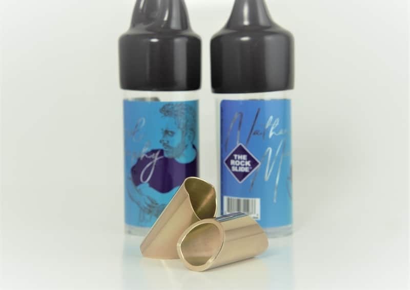 The Rock Slide Nathaniel Murphy Brass Signature Guitar Slide