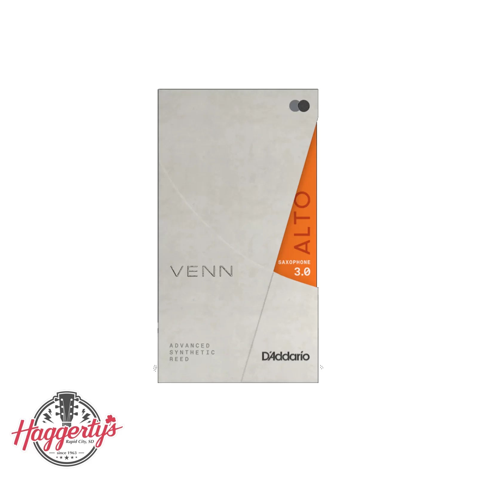 D'Addario Venn Synthetic Alto Sax Reed  G2 Strength 2.0