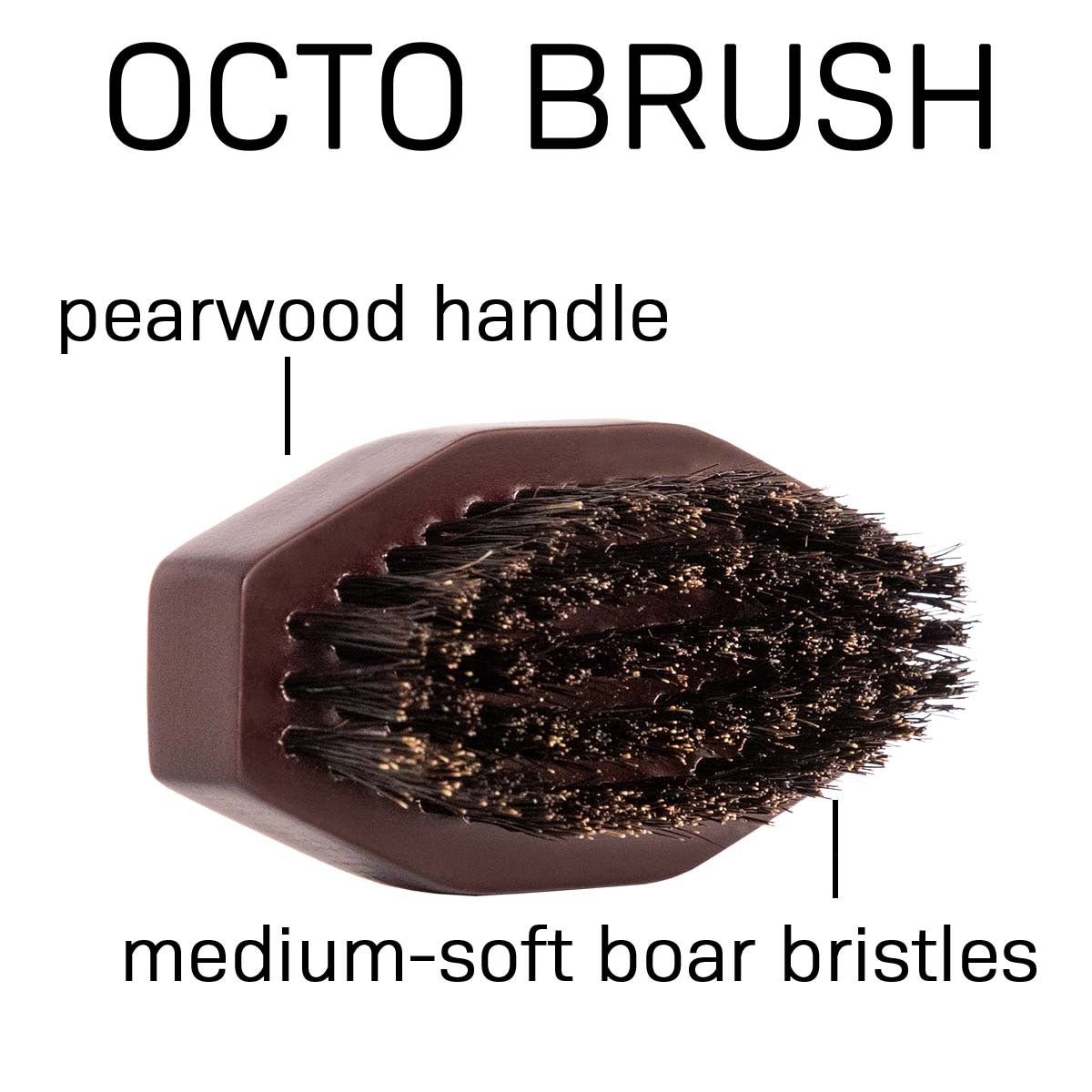 Volt Octo Brush - Dark wood