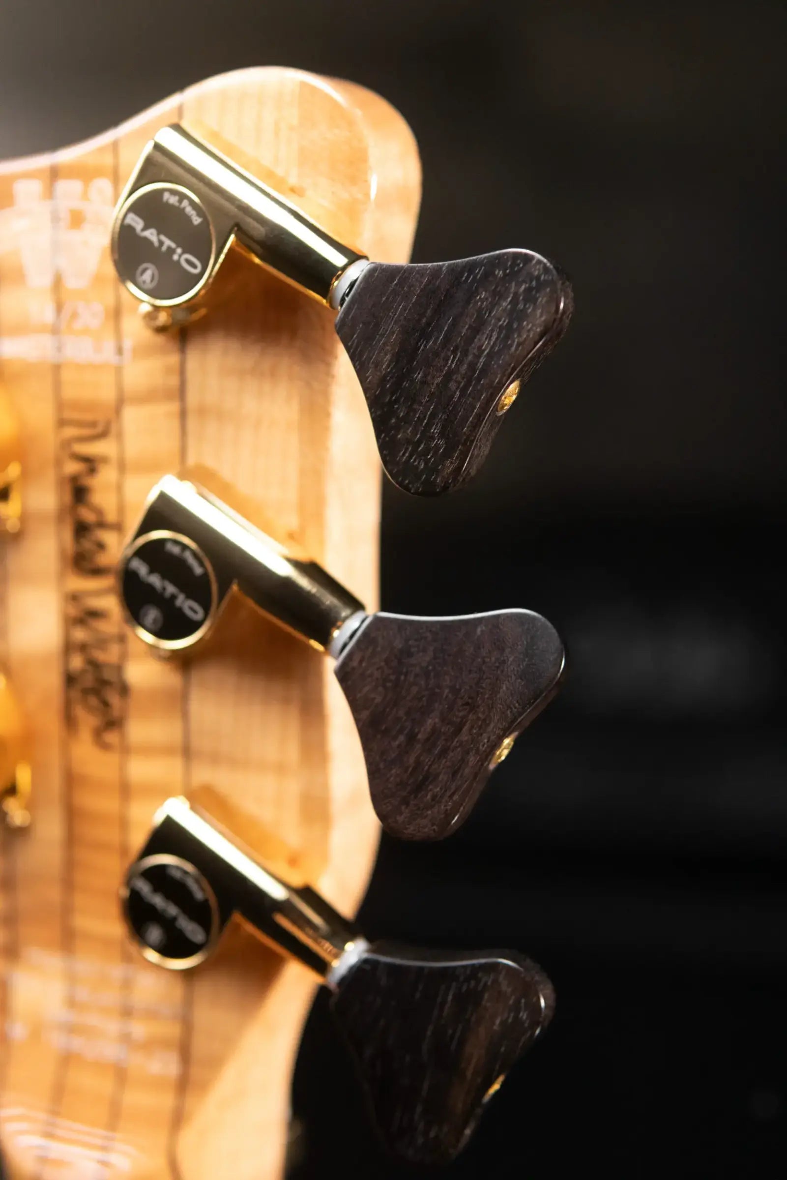Warwick 2025 Limited Edition Masterbuilt Streamer Stage II NT 5-String Bass - Bleached Honey Sunset Burst in Natural Transparent High Polish with Gig Bag