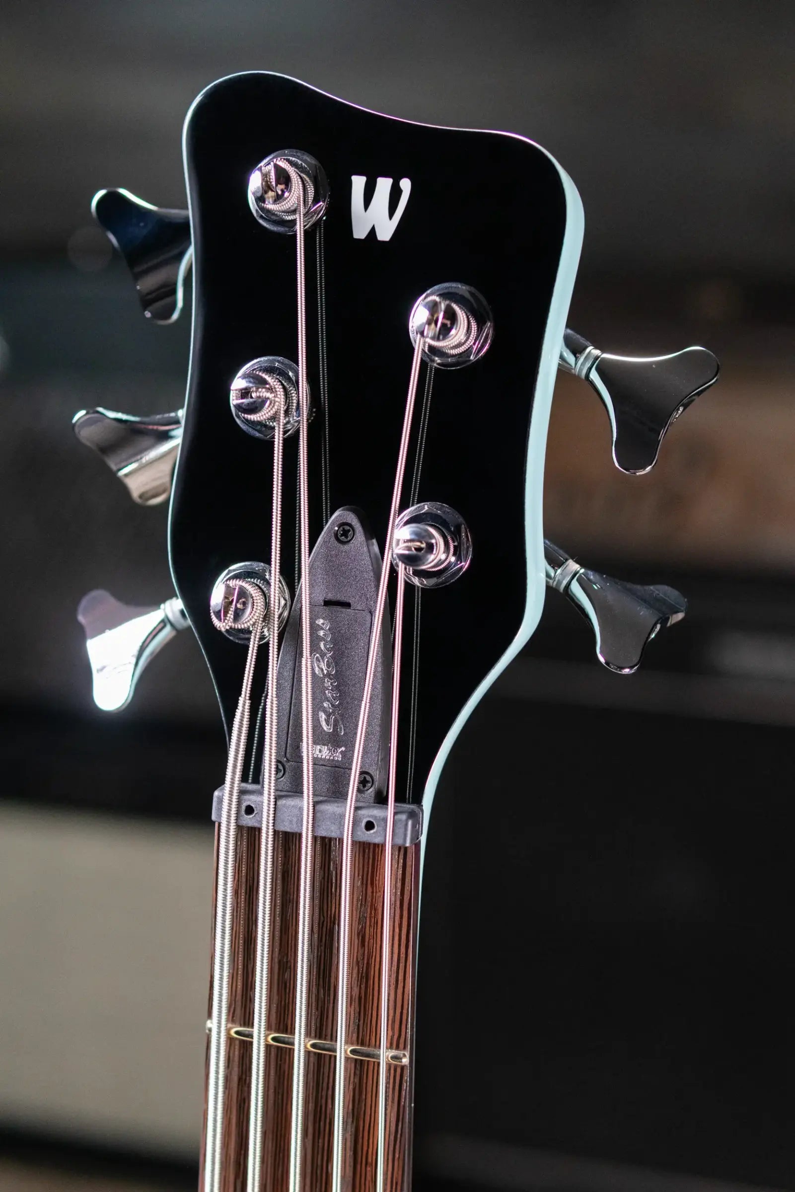 Warwick RockBass 5-String Star Bass - Solid Daphne Blue High Polish with Gig Bag
