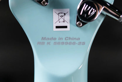 Warwick RockBass 5-String Star Bass - Solid Daphne Blue High Polish with Gig Bag