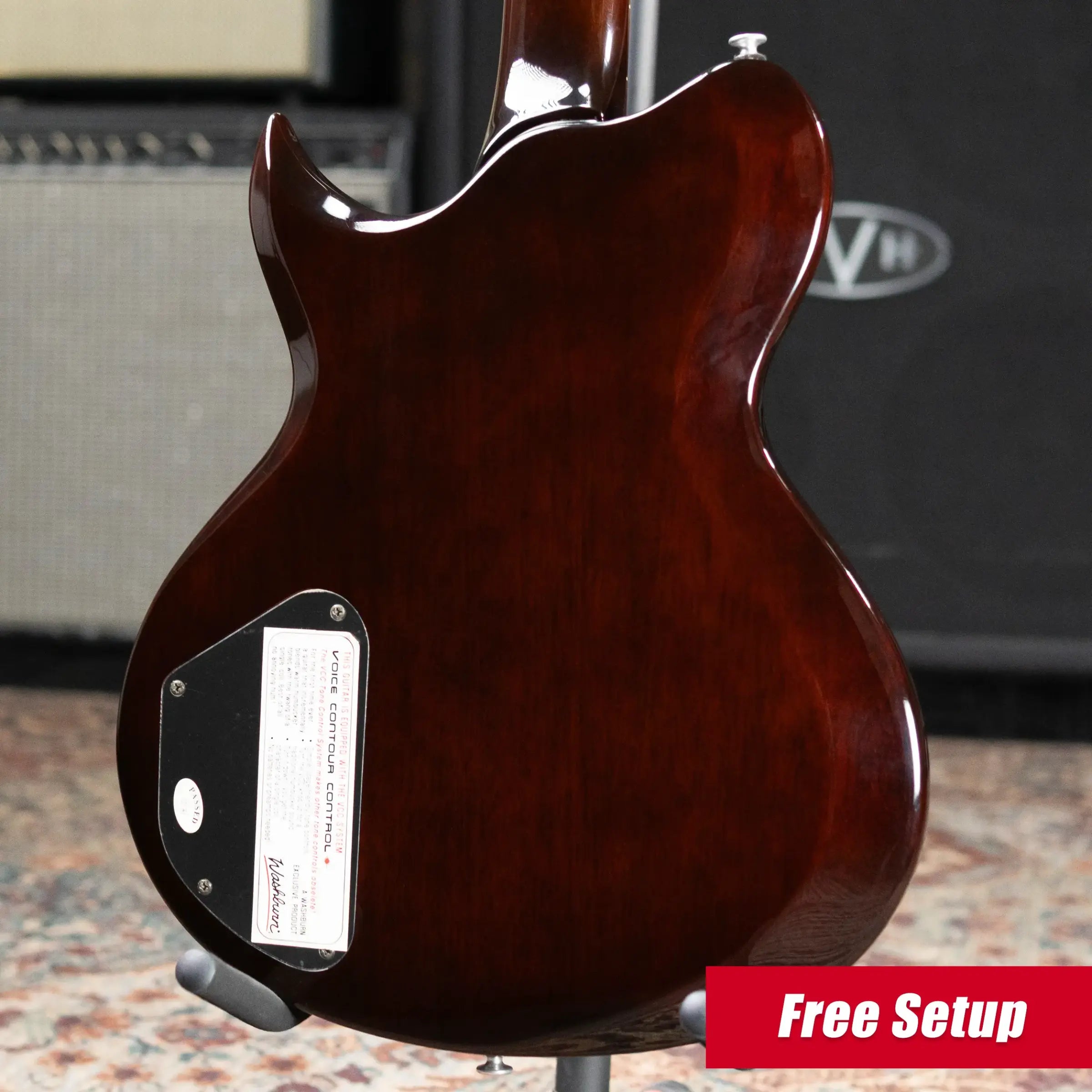 Washburn WI-64DL Electric Guitar - Tobacco Sunburst with Hardshell Case - Used