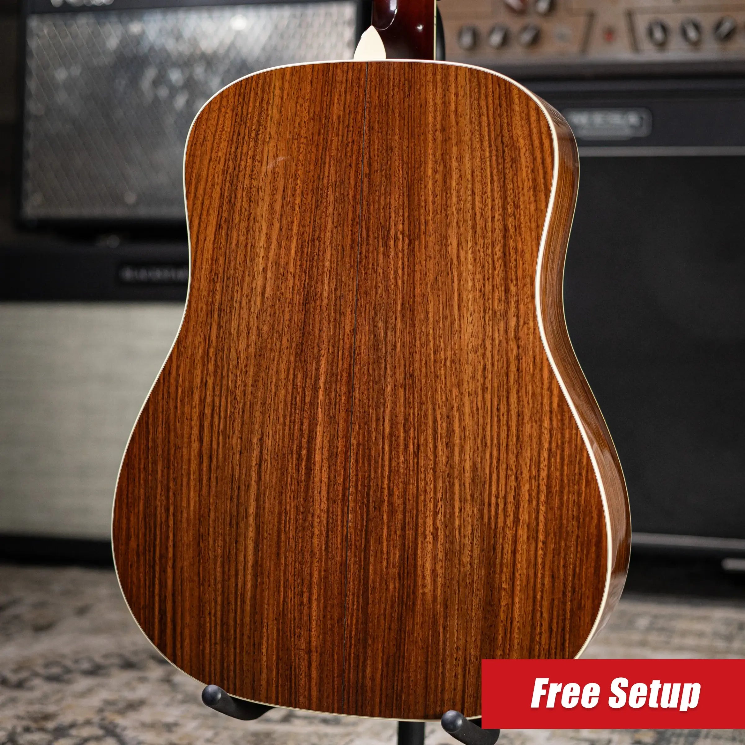 Taylor Custom Shop Dreadnought Acoustic Guitar - Vintage Sunburst with Hardshell Case - Used