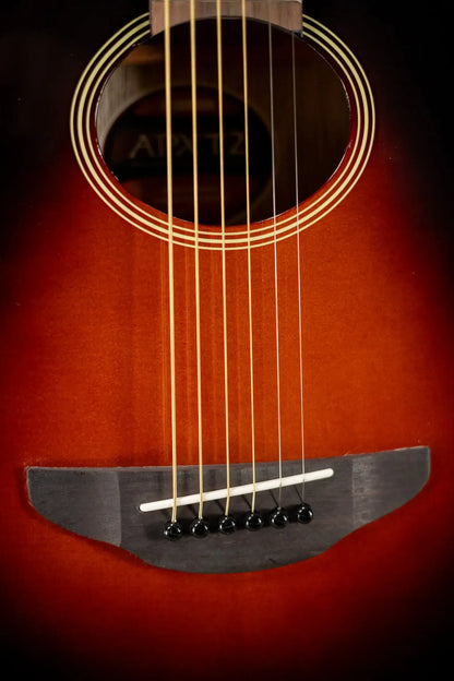 Yamaha APXT2 3/4-Size Thin-Line Cutaway Acoustic/Electric Guitar - Old Violin Sunburst with Gig Bag