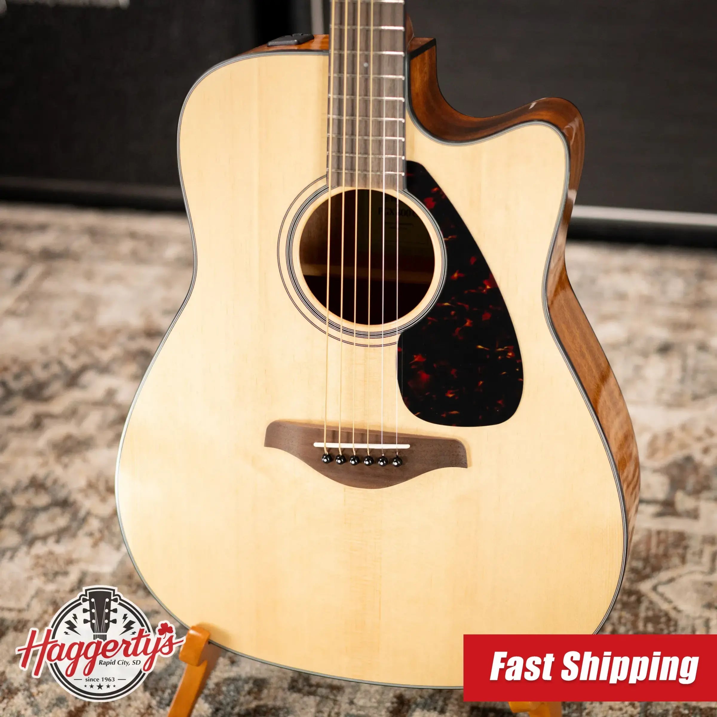 Yamaha FGX800C Dreadnought Acoustic-Electric Guitar