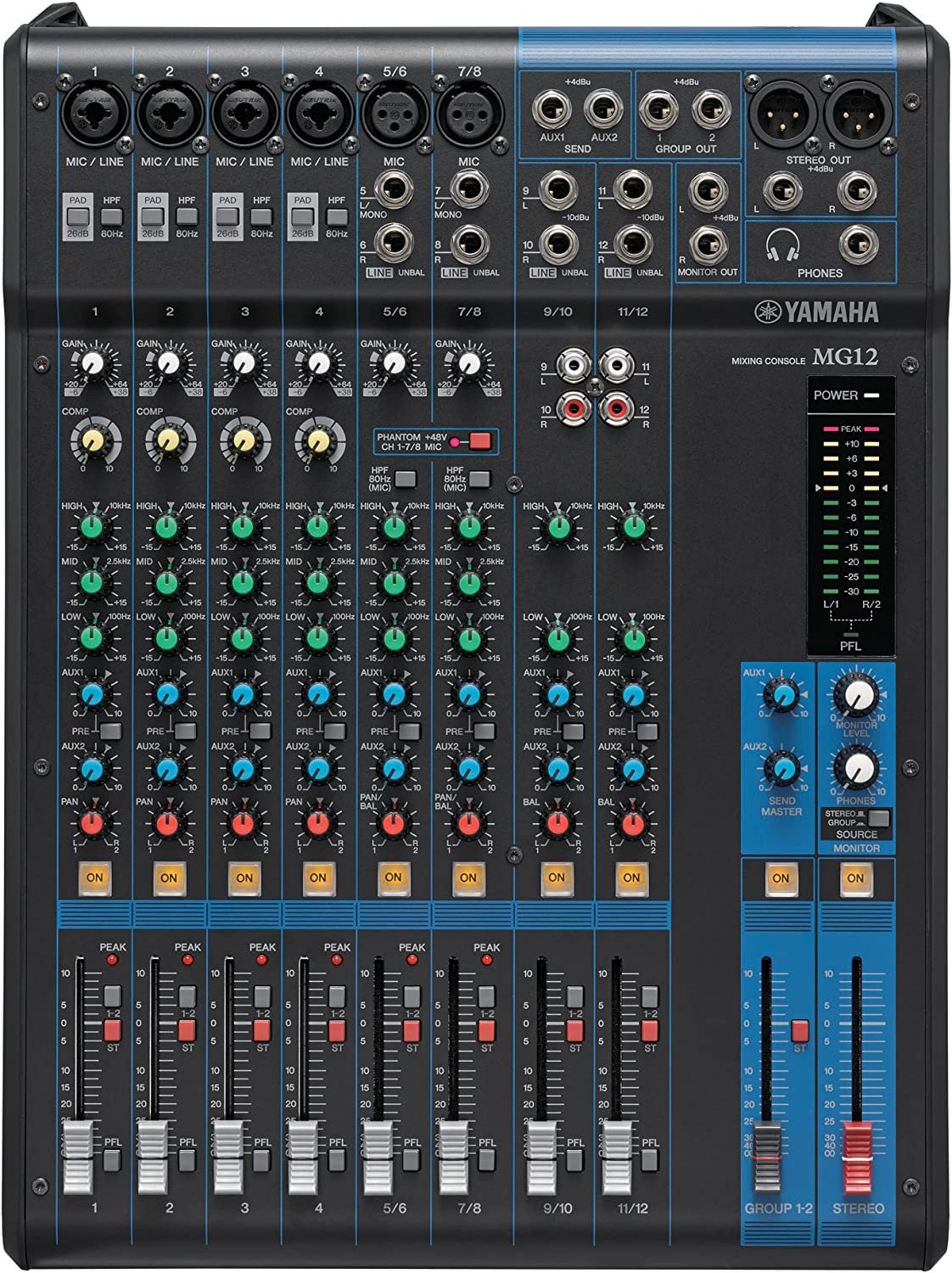 Yamaha MG12 12 channel Mixer