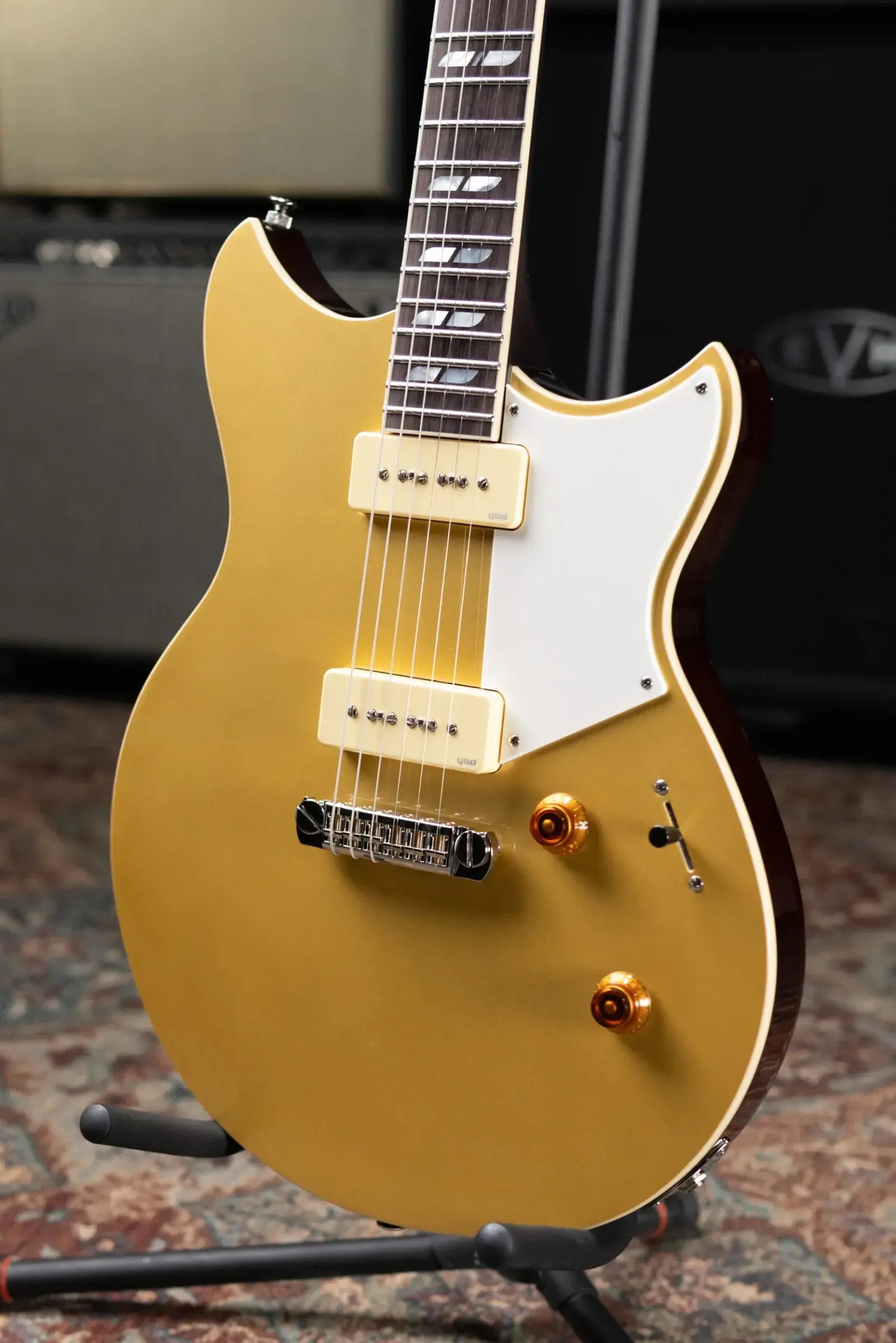 Yamaha RS02CB Chris Buck Signature Revstar Electric Guitar - Honey Gold with Gig Bag