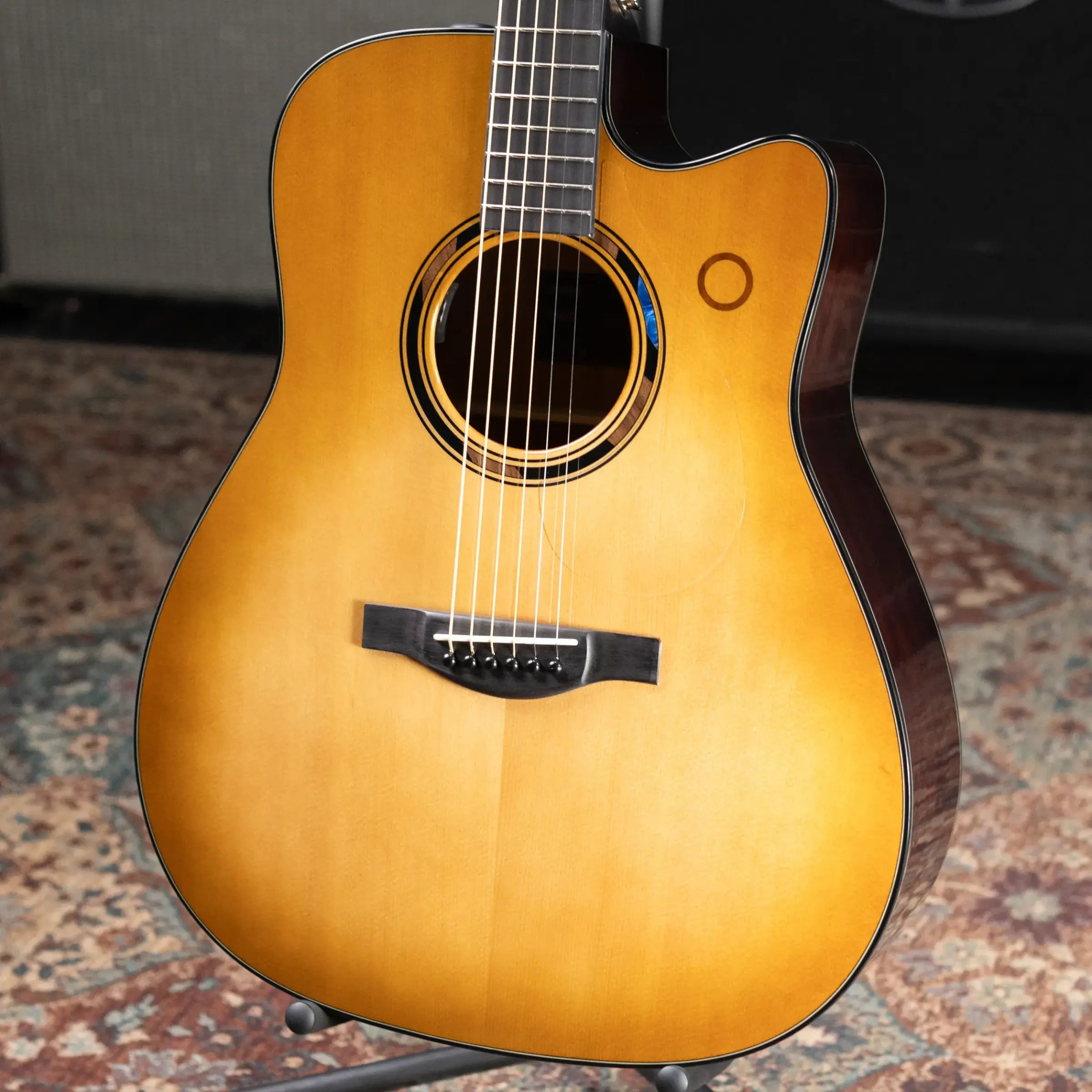 Yamaha TAG3 C Dreadnought Cutaway Acoustic/Electric Guitar - Sand Burst with Gig BAg