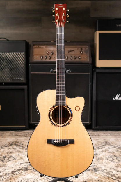 Yamaha TAS3 Concert Acoustic/Electric Guitar - Natural with Gig Bag - Demo