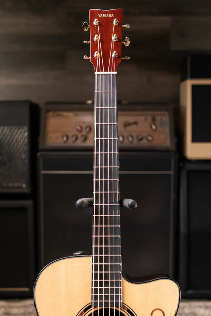 Yamaha TAS3 Concert Acoustic/Electric Guitar - Natural with Gig Bag - Demo