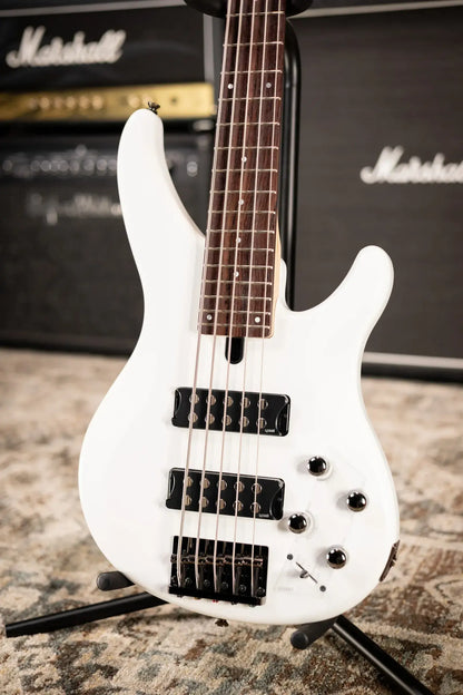 Yamaha TRBX305 5-String Bass - White