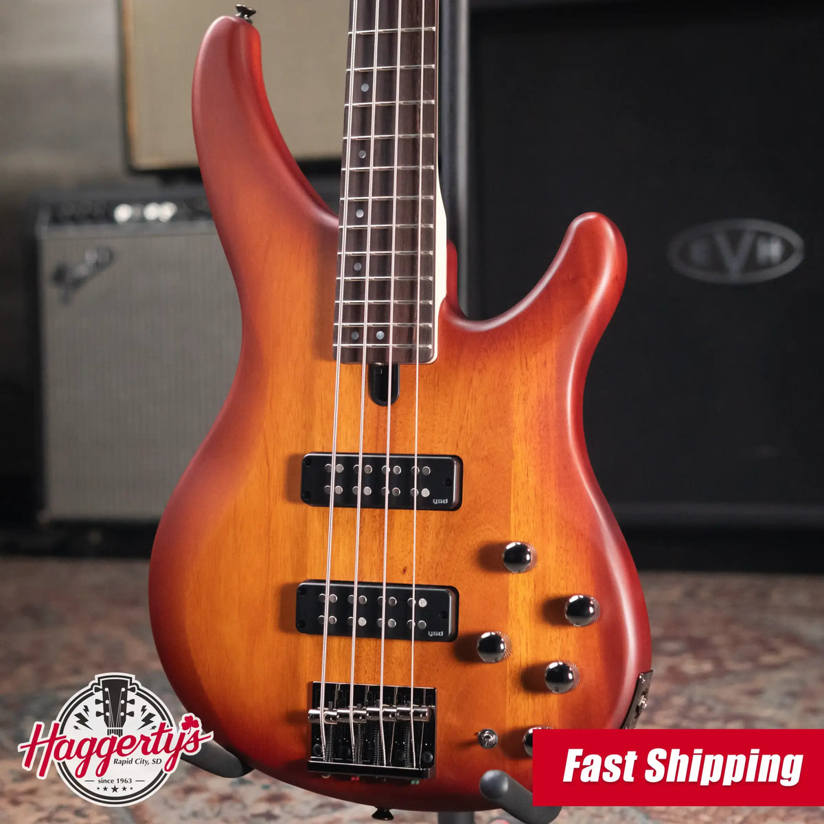 Yamaha TRBX504 Electric Bass - Brick Burst