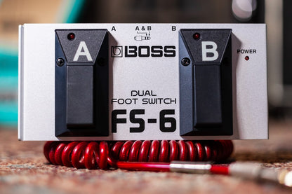 boss FS 6 dual footswitch pedal black haggertys 2