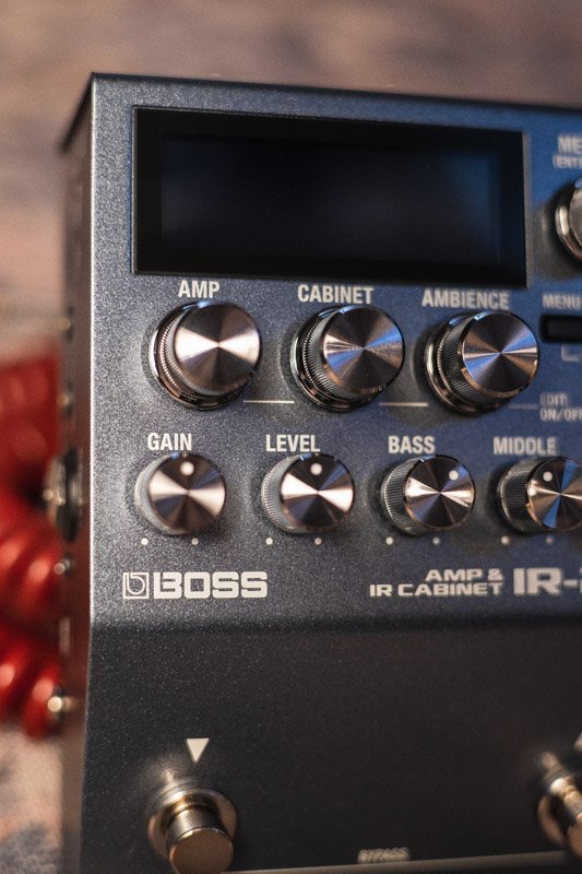 boss IR 200 amp and cabinet pedal haggertys 04