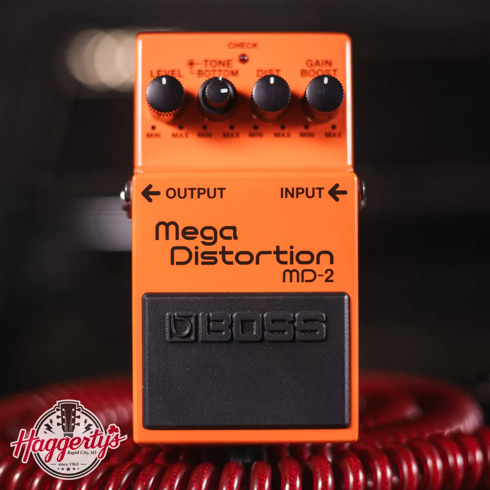 boss MD 2 Mega Distortion Pedal haggertys 1
