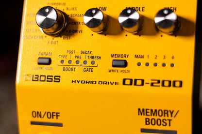 Boss OD-200 Hybrid Drive Overdrive Pedal