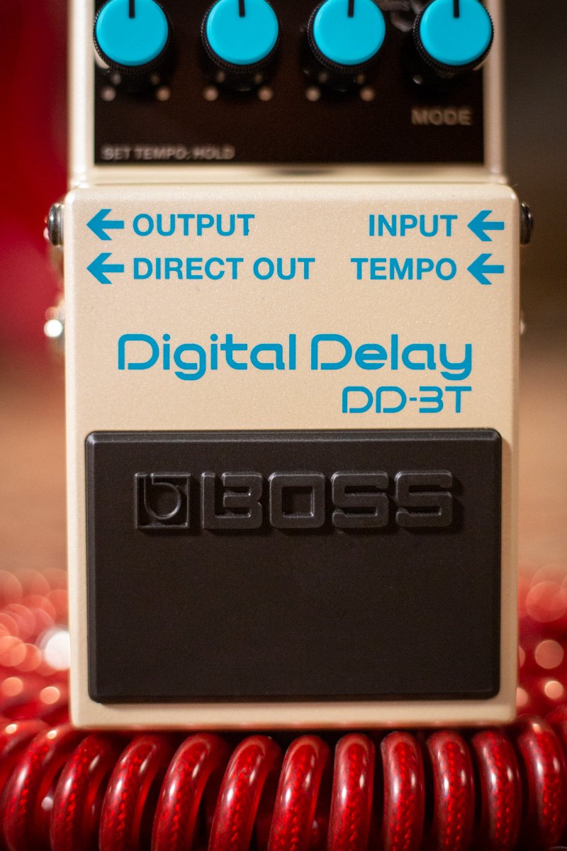 boss dd 3t digital delay pedal haggertys 3
