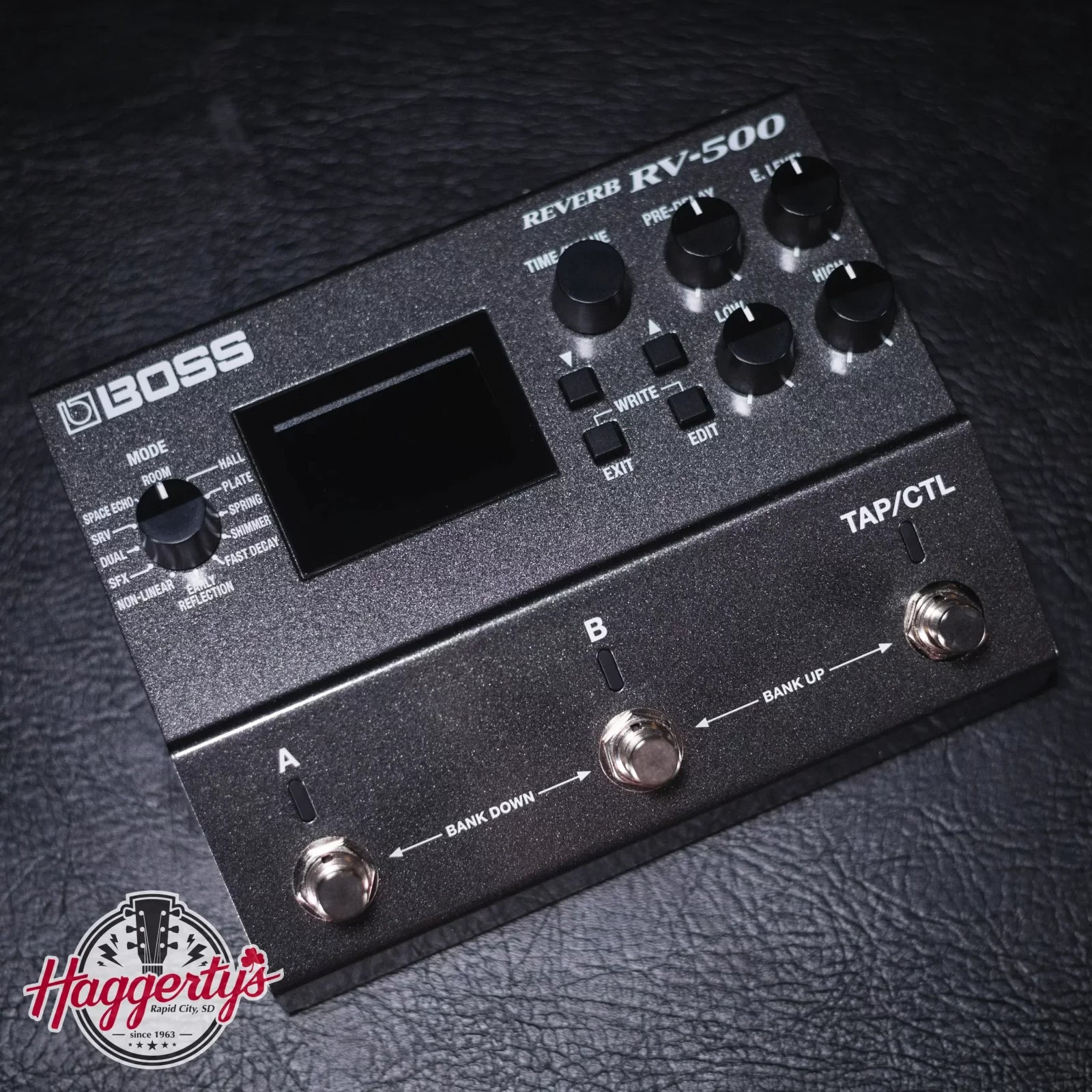 boss rv 500 reverb pedal haggertys 1