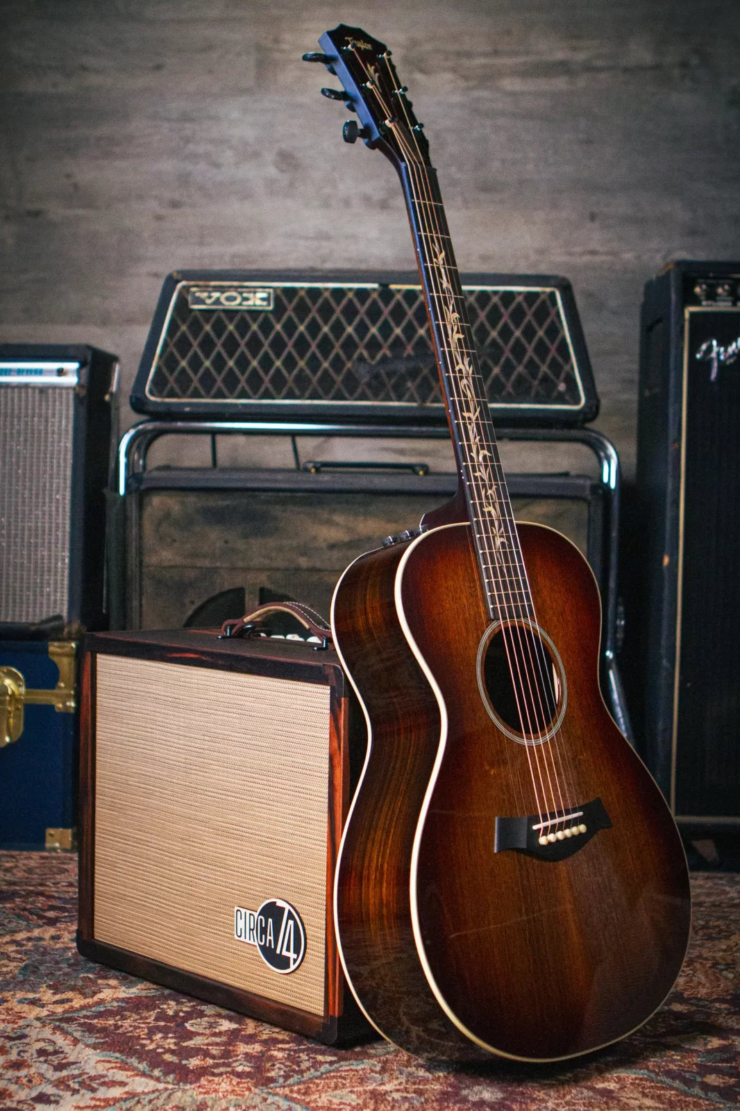 Taylor Custom Catch 2023 C22e #25 Grand Concert Acoustic/Electric Guitar & Circa 74 Amplifier Combo