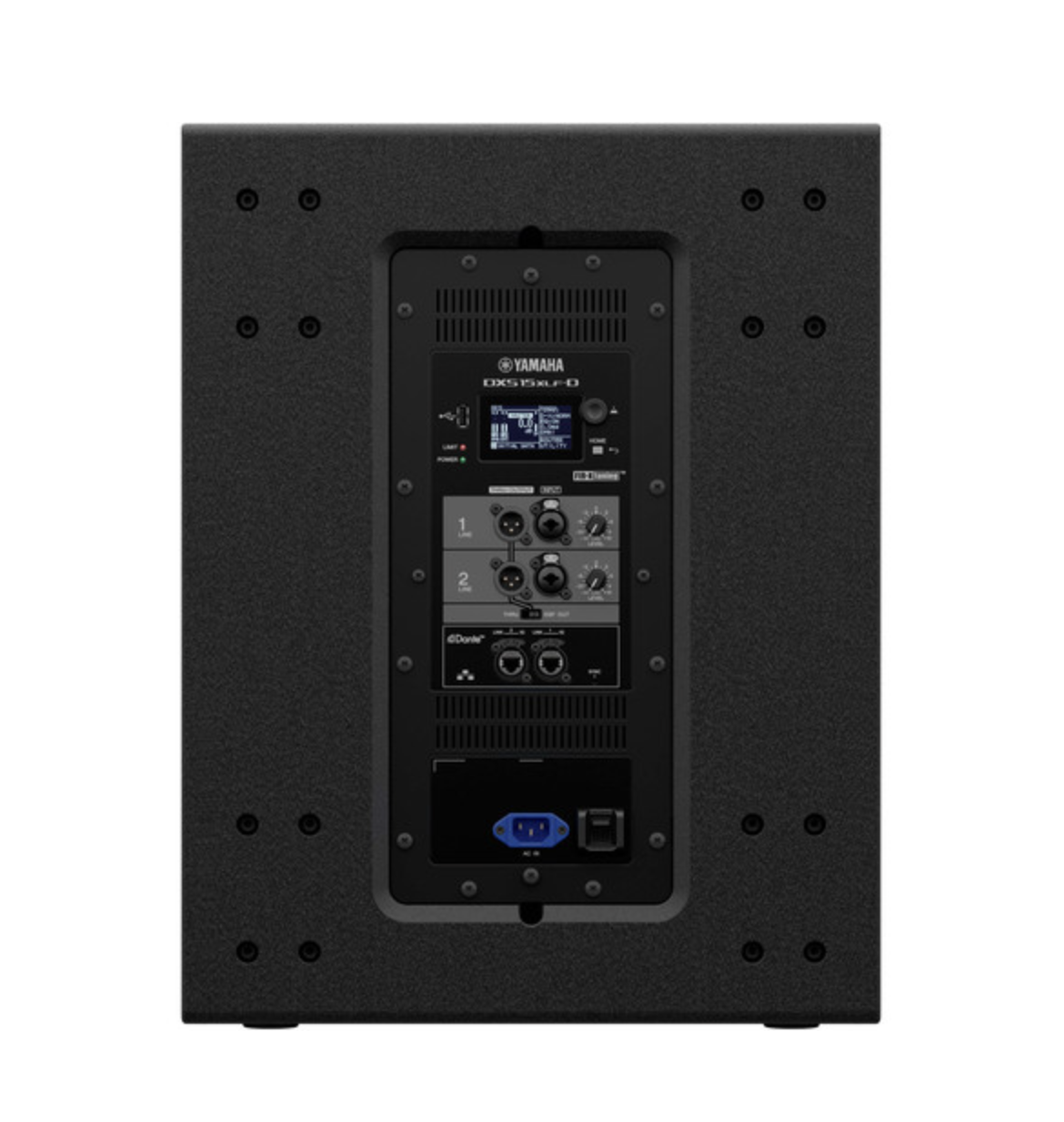 Yamaha DXS15XLF-D - 1600W Powered Subwoofer Dante Equipped - Floor Model
