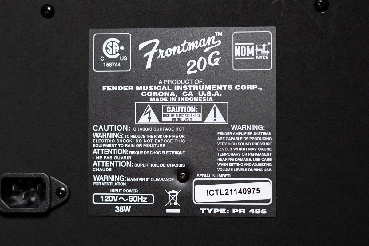 fender frontman 20G haggertys 8