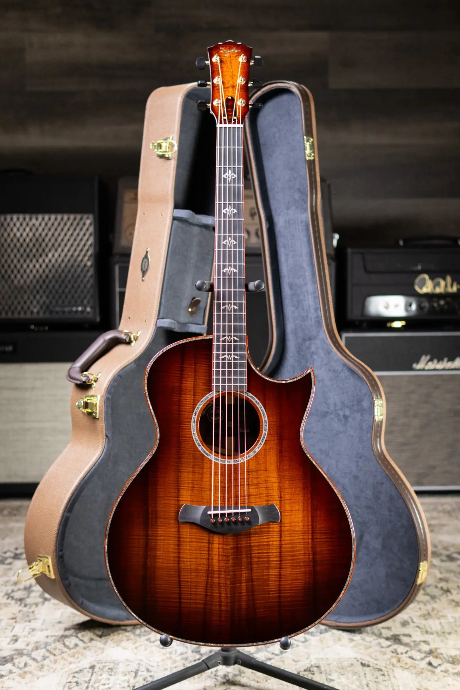 Taylor Custom Shop #C0714 Gold Label Super Auditorium Acoustic/Electric Guitar with Hardshell Case