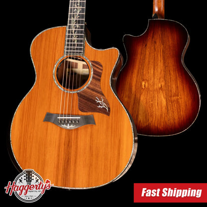 Taylor Next Generation PS14ce Presentation Series Grand Auditorium Acoustic/Electric Guitar - Honduran Rosewood/Sinker Redwood with Hardshell Case