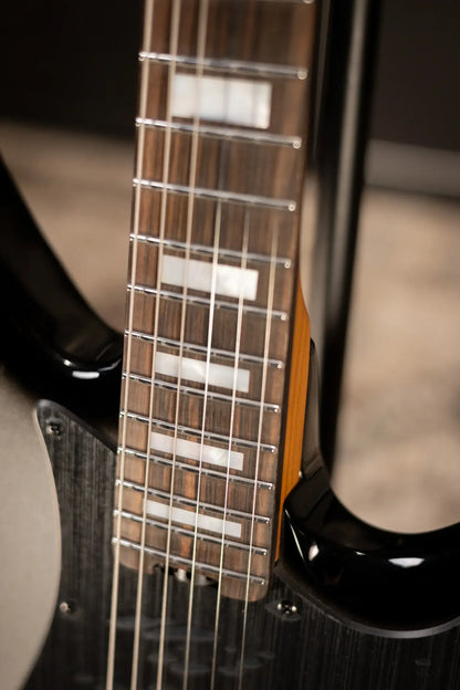 ESP LTD JD-1 Joe Duplantier Signature Electric Guitar - Silver Sunburst with Hardshell Case