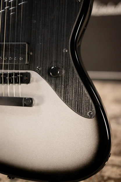 ESP LTD JD-1 Joe Duplantier Signature Electric Guitar - Silver Sunburst with Hardshell Case