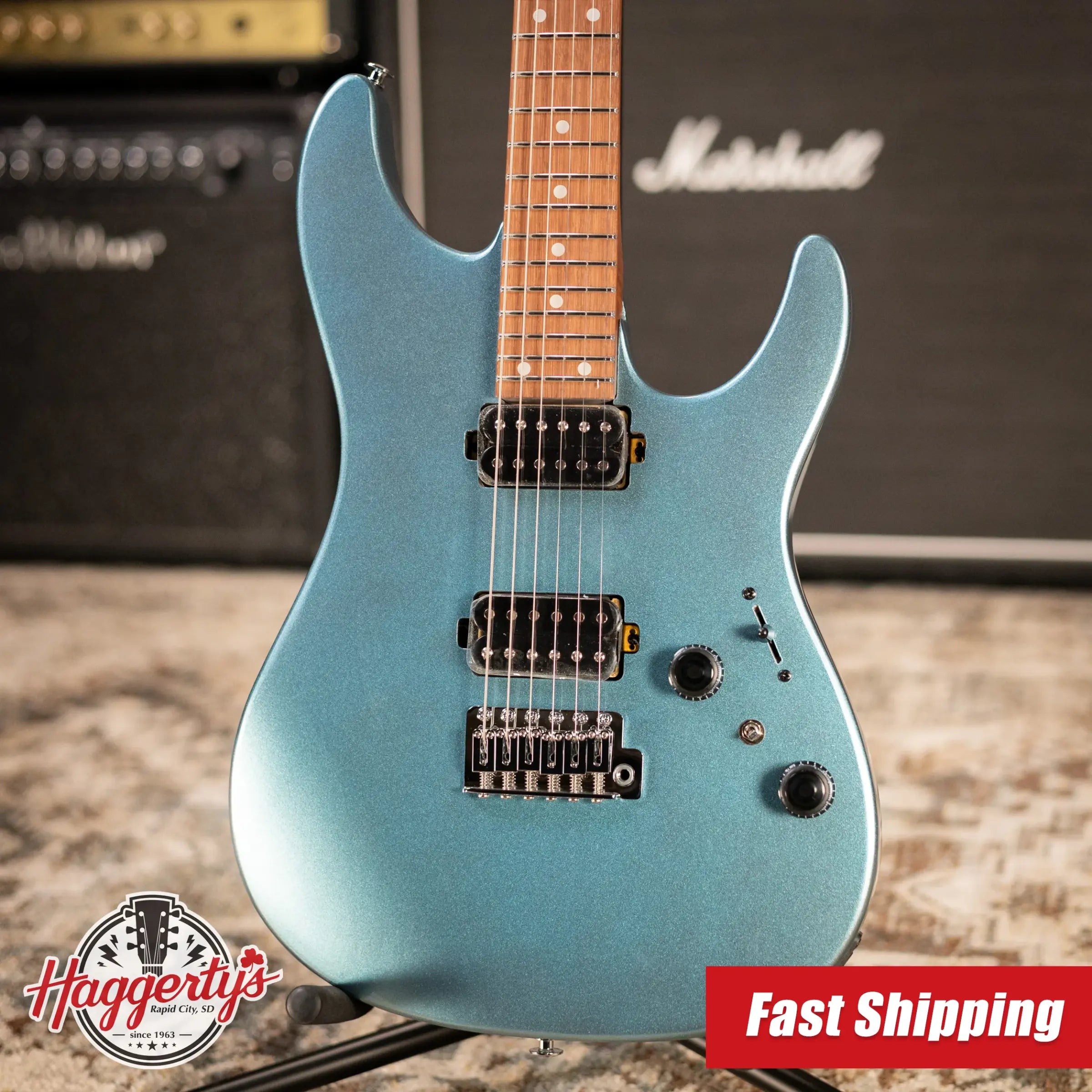 Ibanez Standard AZ24S2 Electric Guitar - Metallic Light Blue