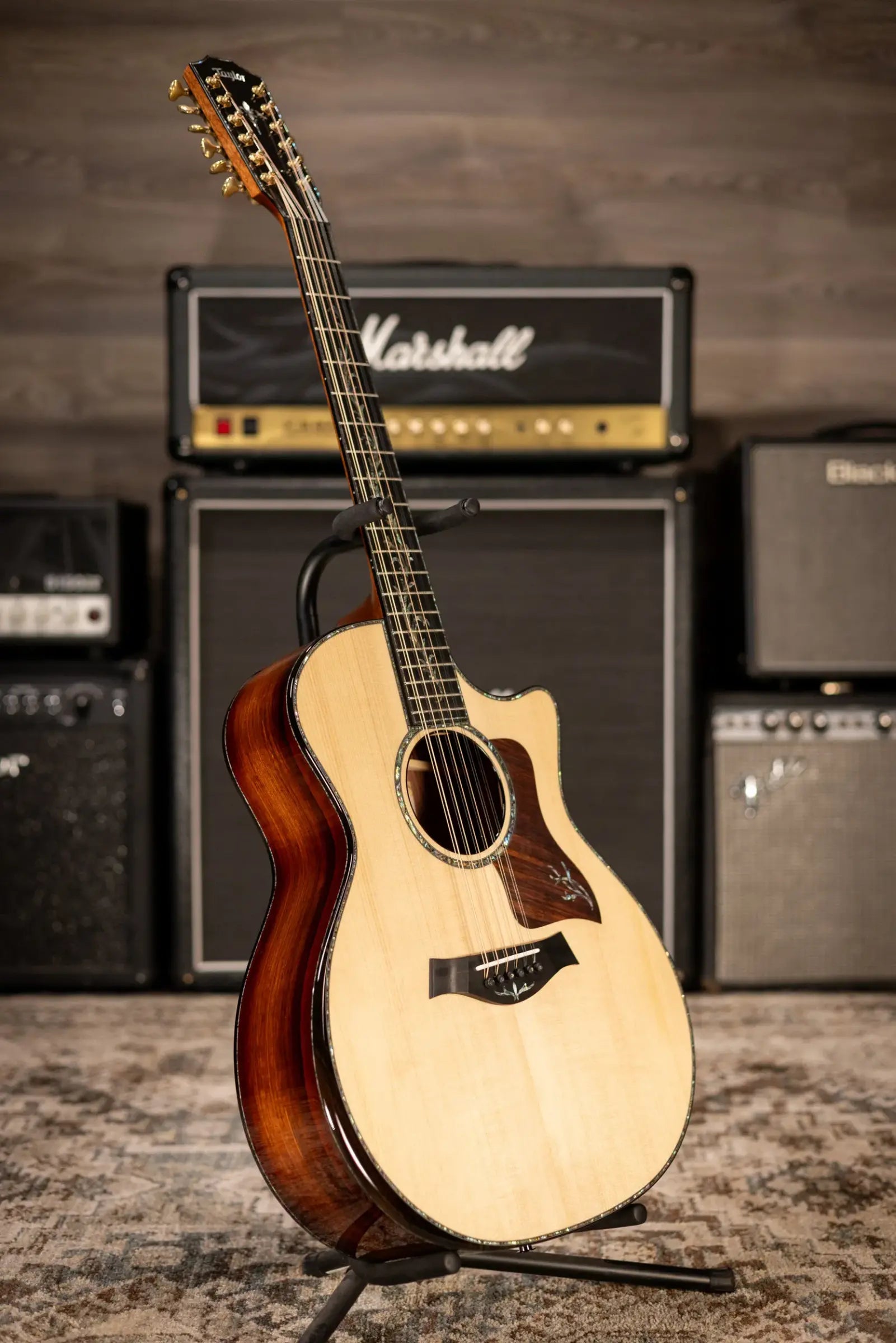 Taylor Next Generation PS54ce Presentation Series 12-String Grand Auditorium Acoustic/Electric Guitar - Honduran Rosewood/Adirondack Spruce with Hardshell Case