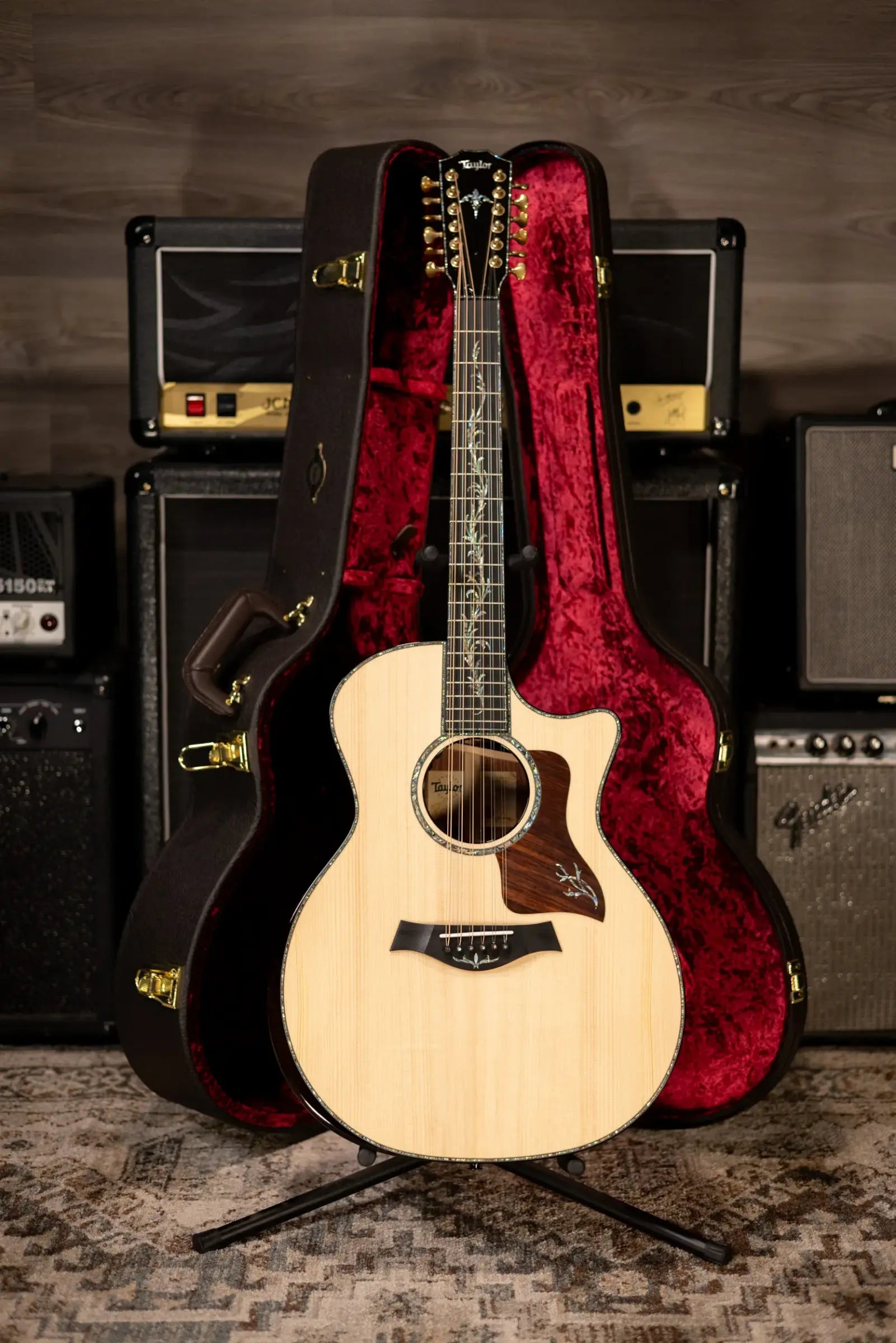 Taylor Next Generation PS54ce Presentation Series 12-String Grand Auditorium Acoustic/Electric Guitar - Honduran Rosewood/Adirondack Spruce with Hardshell Case