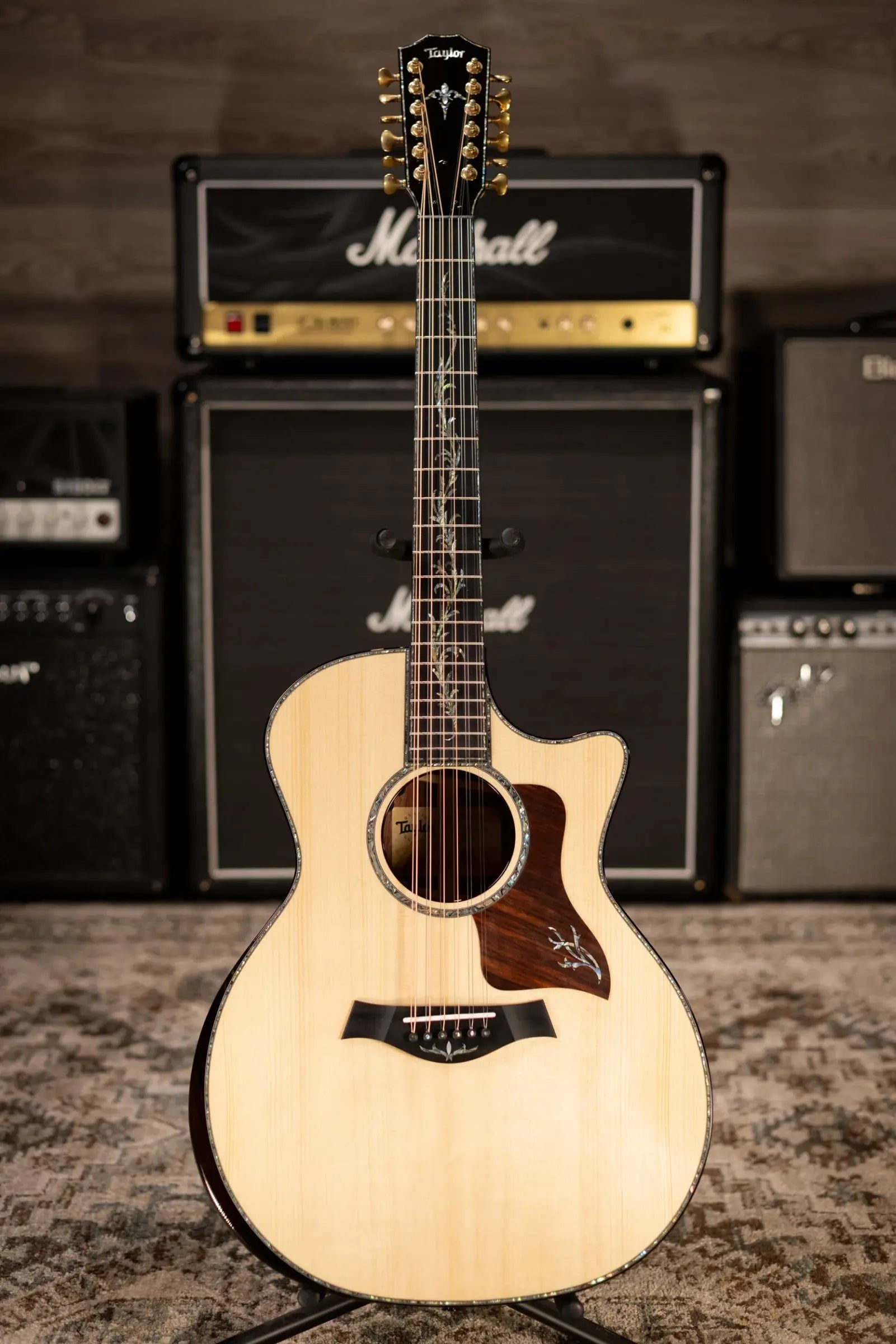 Taylor Next Generation PS54ce Presentation Series 12-String Grand Auditorium Acoustic/Electric Guitar - Honduran Rosewood/Adirondack Spruce with Hardshell Case