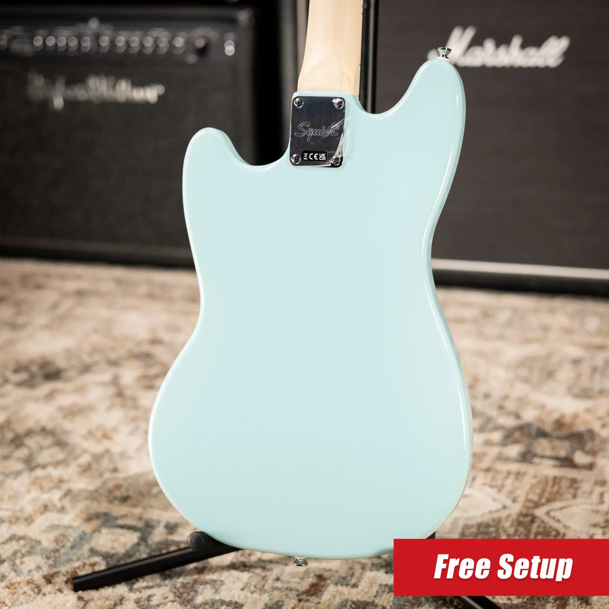 Squier Sonic Mustang Electric Guitar - Daphne Blue