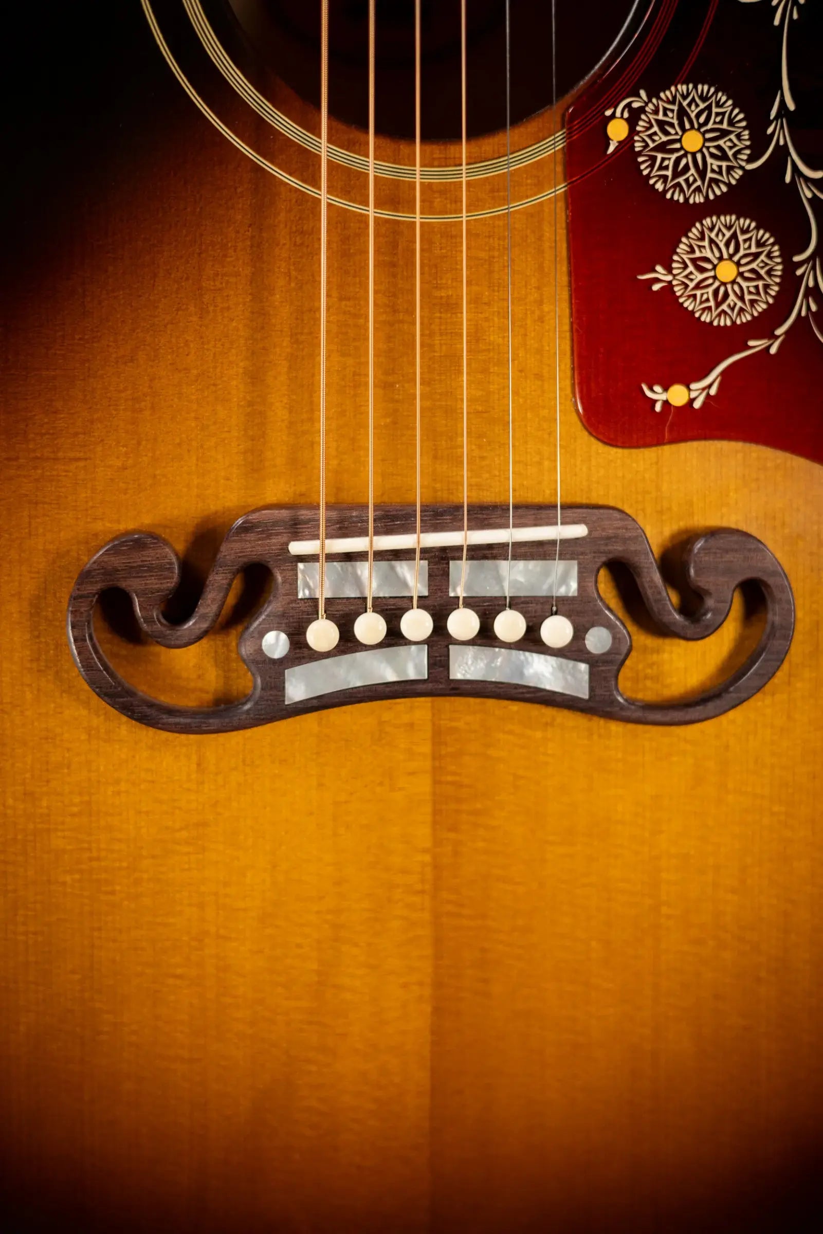 Gibson Custom Shop 1957 SJ-200 Jumbo Acoustic Guitar - Vintage Sunburst with Hardshell Case