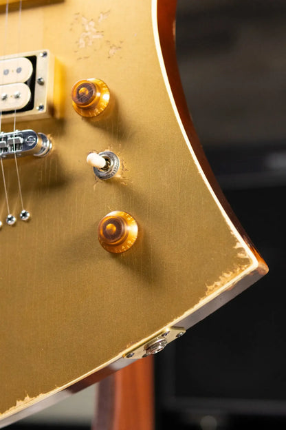 Jackson Custom Shop USA Special Edition Kelly Electric Guitar -  Nitro-Relic Tour Gold Top with Hardshell Case