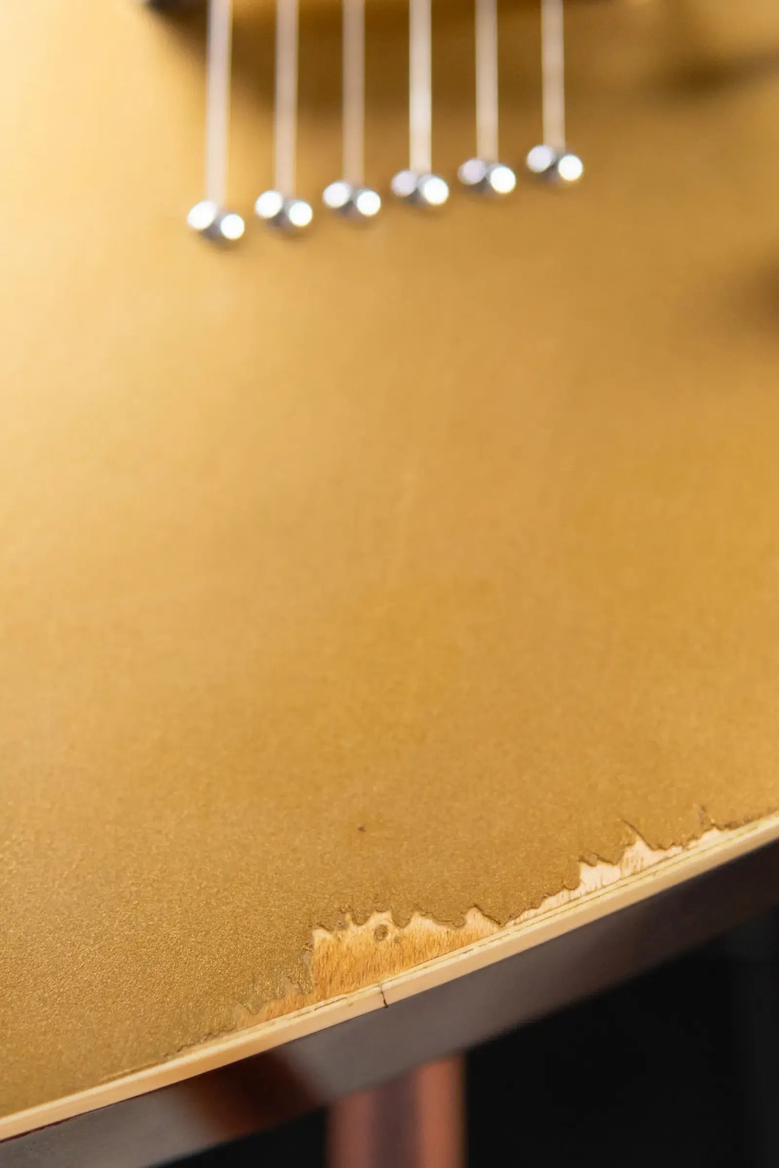 Jackson Custom Shop USA Special Edition Kelly Electric Guitar -  Nitro-Relic Tour Gold Top with Hardshell Case