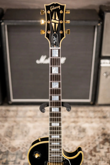 Gibson Custom Shop 1968 Les Paul Custom Reissue Electric Guitar - Ebony with Hardshell Case