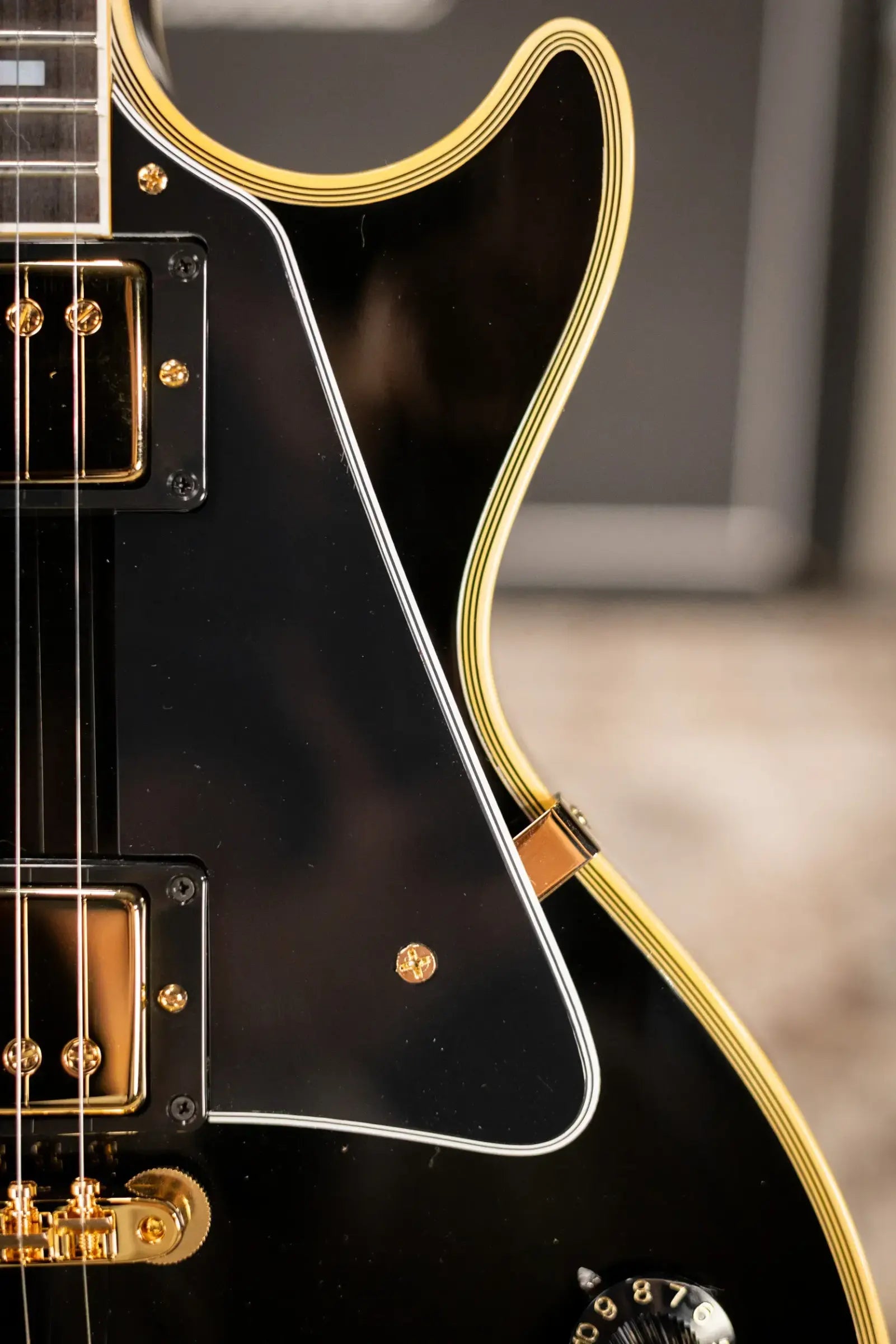 Gibson Custom Shop 1968 Les Paul Custom Reissue Electric Guitar - Ebony with Hardshell Case