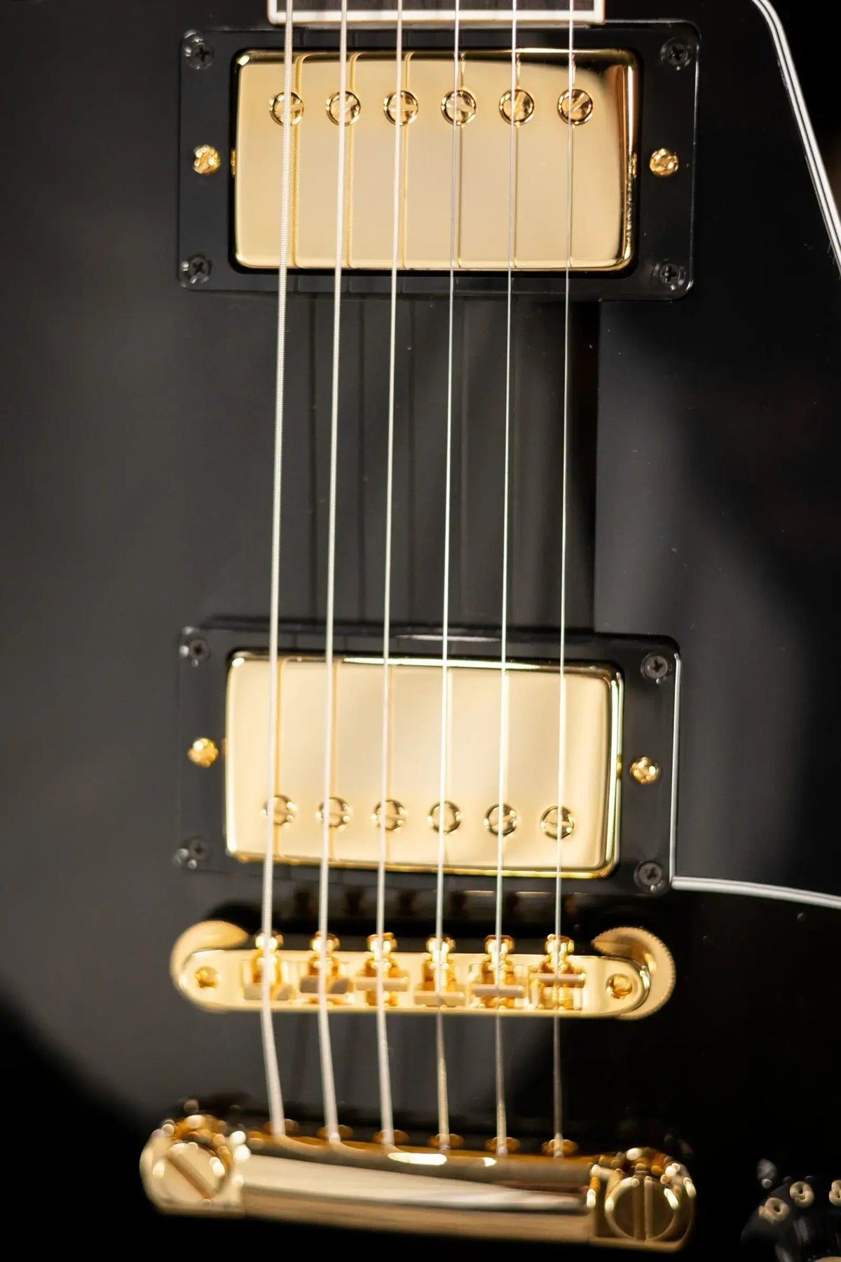 Gibson Custom Shop 1968 Les Paul Custom Reissue Electric Guitar - Ebony with Hardshell Case