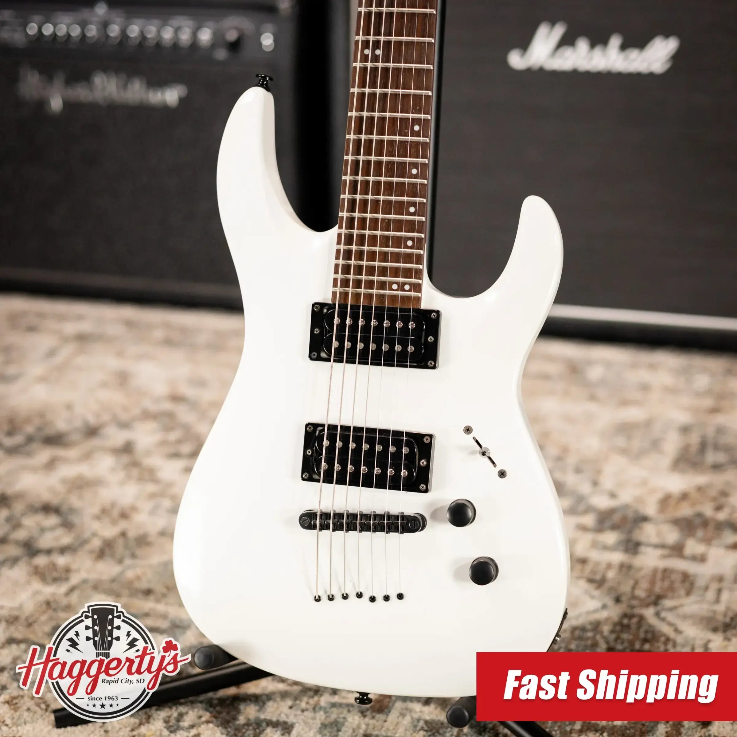 Legator Ninja N7P 7-String Electric Guitar - White - Used