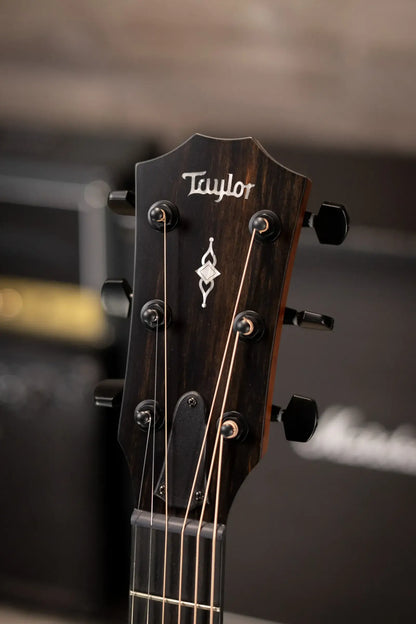 Taylor 324ce Left-Hand Grand Auditorium Acoustic/Electric Guitar - Shaded Edge Burst with Hardshell Case